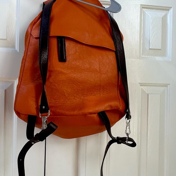 Orange and Black Women's Backpack - Picture 7 of 7